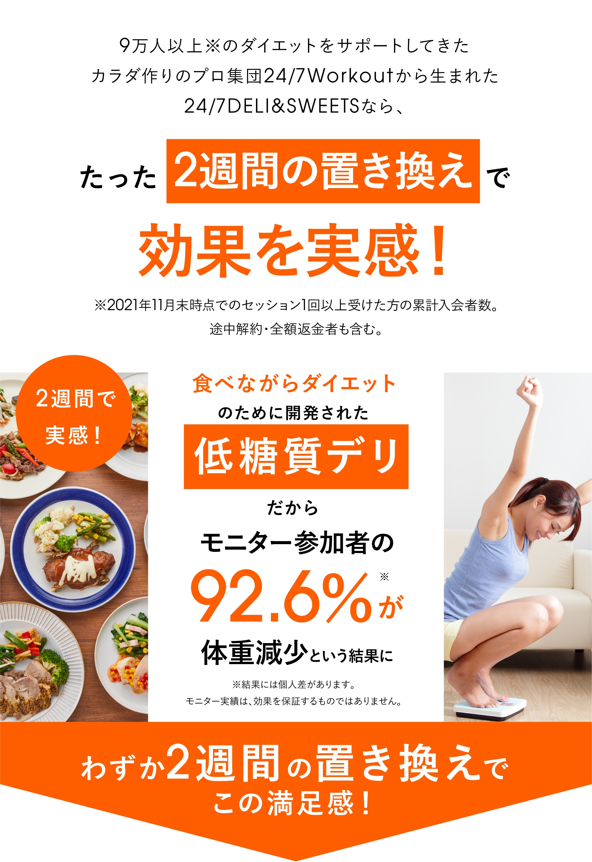 たった2週間の置き換えで効果を実感